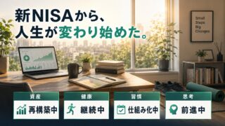新NISAから1年・資産/健康/習慣/思考が整い始めた人生再構築のアイキャッチ